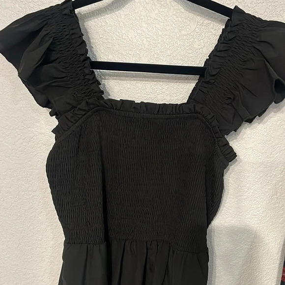 SHEIN Black Flowy dress Size large​ - Picture 2 of 2